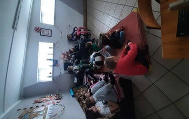 Aktywny luty w świetlicy w Łazdojach 8