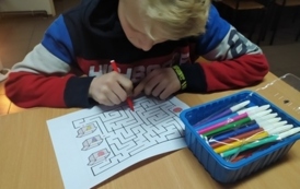 Styczniowe dni w świetlicy w Pręgowie 9